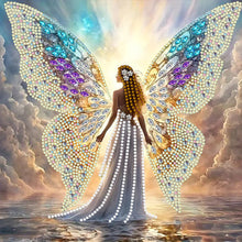 Load image into Gallery viewer, Diamond Painting - Partial Special Shaped - Winged Angel (30*30CM)
