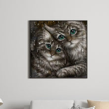 Load image into Gallery viewer, Diamond Painting - Full Round - Snuggle Kitty (30*30CM)

