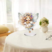 Load image into Gallery viewer, Flower Fairy Special Shaped Double Sided Diamond Painting Tabletop Ornaments Kit
