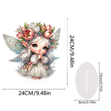 Load image into Gallery viewer, Flower Fairy Special Shaped Double Sided Diamond Painting Tabletop Ornaments Kit
