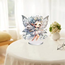 Load image into Gallery viewer, Flower Fairy Special Shaped Double Sided Diamond Painting Tabletop Ornaments Kit

