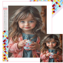 Load image into Gallery viewer, Diamond Painting - Full Square - little girl (40*50CM)
