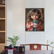 Load image into Gallery viewer, Diamond Painting - Full Square - little girl (40*50CM)
