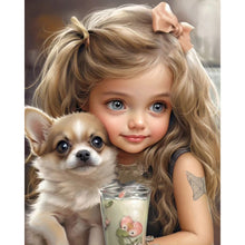Load image into Gallery viewer, Diamond Painting - Full Square - little girl (40*50CM)
