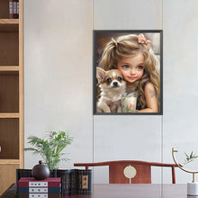 Load image into Gallery viewer, Diamond Painting - Full Square - little girl (40*50CM)
