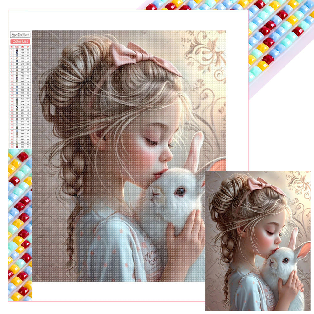Diamond Painting - Full Square - little girl (30*40CM)
