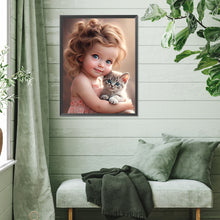 Load image into Gallery viewer, Diamond Painting - Full Square - little girl (30*40CM)
