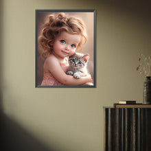 Load image into Gallery viewer, Diamond Painting - Full Square - little girl (30*40CM)
