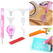 Load image into Gallery viewer, Resin 5D Diamond Painting Pen Kit with 5 Drill Pen Picking Heads and 1 Glue Clay
