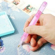 Load image into Gallery viewer, Resin 5D Diamond Painting Pen Kit with 5 Drill Pen Picking Heads and 1 Glue Clay
