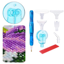 Load image into Gallery viewer, Resin 5D Diamond Painting Pen Kit with 5 Drill Pen Picking Heads and 1 Glue Clay

