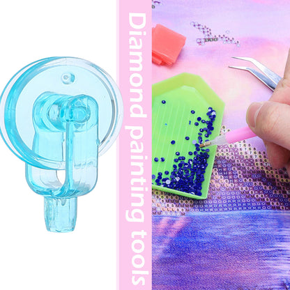 Resin 5D Diamond Painting Pen Kit with 5 Drill Pen Picking Heads and 1 Glue Clay