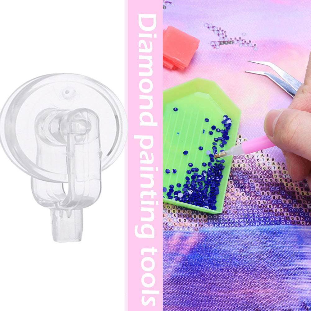 Resin 5D Diamond Painting Pen Kit with 5 Drill Pen Picking Heads and 1 Glue Clay
