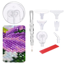 Load image into Gallery viewer, Resin 5D Diamond Painting Pen Kit with 5 Drill Pen Picking Heads and 1 Glue Clay
