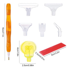 Load image into Gallery viewer, Resin 5D Diamond Painting Pen Kit with 5 Drill Pen Picking Heads and 1 Glue Clay
