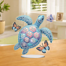 Load image into Gallery viewer, Sea Turtle Butterfly Special Shaped Desktop Diamond Art Kits Home Table Decor
