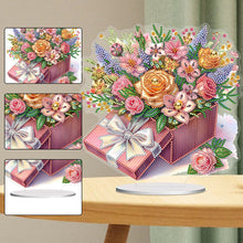 Load image into Gallery viewer, Flower Special Shaped Diamond Painting Desktop Ornaments Kit Bedroom Table Decor
