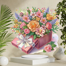 Load image into Gallery viewer, Flower Special Shaped Diamond Painting Desktop Ornaments Kit Bedroom Table Decor

