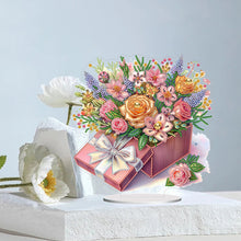 Load image into Gallery viewer, Flower Special Shaped Diamond Painting Desktop Ornaments Kit Bedroom Table Decor
