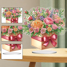 Load image into Gallery viewer, Flower Special Shaped Diamond Painting Desktop Ornaments Kit Bedroom Table Decor
