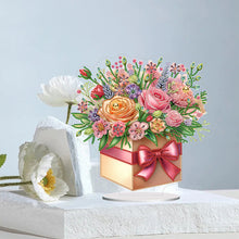 Load image into Gallery viewer, Flower Special Shaped Diamond Painting Desktop Ornaments Kit Bedroom Table Decor
