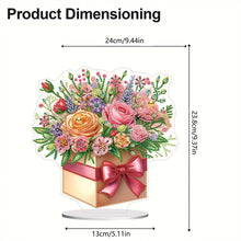 Load image into Gallery viewer, Flower Special Shaped Diamond Painting Desktop Ornaments Kit Bedroom Table Decor
