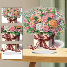 Load image into Gallery viewer, Flower Special Shaped Diamond Painting Desktop Ornaments Kit Bedroom Table Decor
