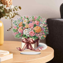 Load image into Gallery viewer, Flower Special Shaped Diamond Painting Desktop Ornaments Kit Bedroom Table Decor
