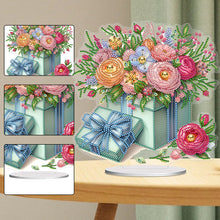 Load image into Gallery viewer, Flower Special Shaped Diamond Painting Desktop Ornaments Kit Bedroom Table Decor
