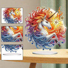 Load image into Gallery viewer, Unicorn Special Shaped Diamond Painting Tabletop Ornaments Kit Home Table Decor
