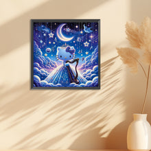Load image into Gallery viewer, Diamond Painting - Full Round - Hello Kitty Dark Night (30*30CM)

