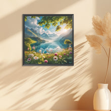 Load image into Gallery viewer, Diamond Painting - Full Round - mountain scenery (30*30CM)
