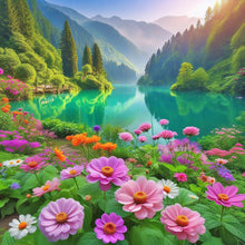 Load image into Gallery viewer, Diamond Painting - Full Round - mountain scenery (30*30CM)
