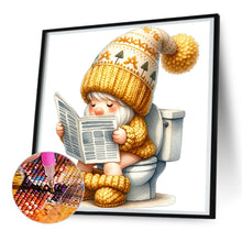 Load image into Gallery viewer, Diamond Painting - Full Round - Toilet Gnome (30*30CM)
