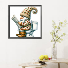 Load image into Gallery viewer, Diamond Painting - Full Round - Toilet Gnome (30*30CM)
