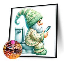 Load image into Gallery viewer, Diamond Painting - Full Round - Toilet Gnome (30*30CM)
