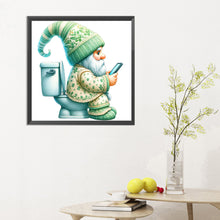 Load image into Gallery viewer, Diamond Painting - Full Round - Toilet Gnome (30*30CM)
