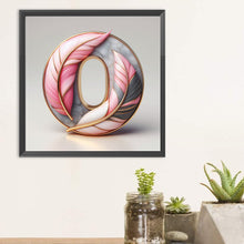 Load image into Gallery viewer, Diamond Painting - Full Round - Feather letter O (30*30CM)
