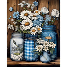 Load image into Gallery viewer, Diamond Painting - Full Square - Daisy vase (40*50CM)
