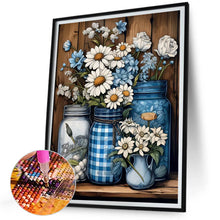 Load image into Gallery viewer, Diamond Painting - Full Square - Daisy vase (40*50CM)
