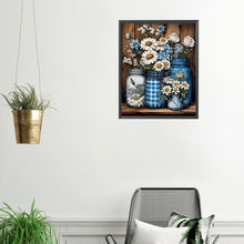 Load image into Gallery viewer, Diamond Painting - Full Square - Daisy vase (40*50CM)
