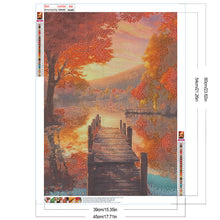 Load image into Gallery viewer, Diamond Painting - Full Square - Autumn lake view (45*60CM)
