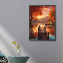 Load image into Gallery viewer, Diamond Painting - Full Square - Autumn lake view (45*60CM)

