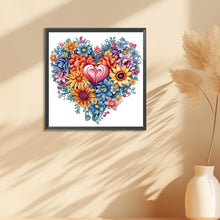 Load image into Gallery viewer, Diamond Painting - Full Round - colorful flowers hearts (30*30CM)
