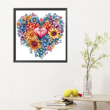 Load image into Gallery viewer, Diamond Painting - Full Round - colorful flowers hearts (30*30CM)
