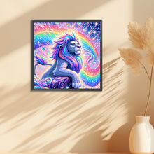 Load image into Gallery viewer, Diamond Painting - Full Round - Colorful lion (30*30CM)

