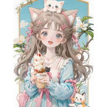 Load image into Gallery viewer, Diamond Painting - Full Round - girl (30*40CM)
