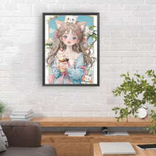 Load image into Gallery viewer, Diamond Painting - Full Round - girl (30*40CM)
