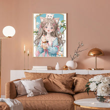 Load image into Gallery viewer, Diamond Painting - Full Round - girl (30*40CM)
