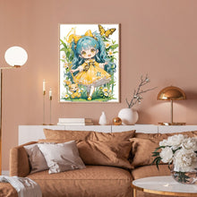 Load image into Gallery viewer, Diamond Painting - Full Round - girl (30*40CM)

